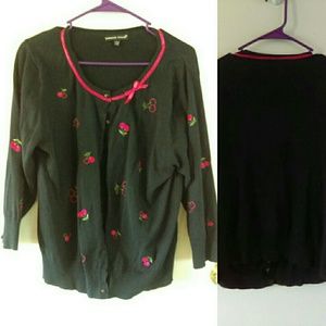 Cherry cardigan